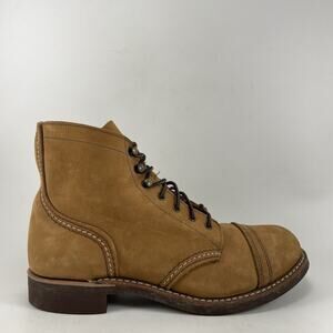 Red Wing 3367 Iron Ranger Boots Womens Size 8.5 B Honey Chinook Leather Vibram